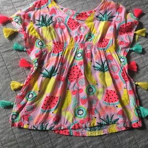 Cat and jack cover up beach pool euc